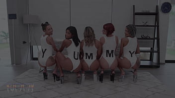 Preview 1 of Xx Romantic De - Yummy orgy with Polly Petrova,  Candy Crush,  Mih Ninfetinha,  Natasha Rios and May Akemi 5 on 4( Anal)