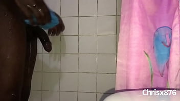 Preview 1 of Ebony Beauty Pussy - After Shower Horny Fuck Black Pussy