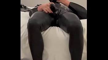 Preview 3 of Collage Rape Hd - Latexitaly with penis extension under rubber sleeve
