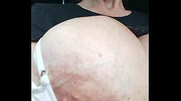 Preview 2 of Tamil Hand Job - Penelope Black Diamond aka BigBustyStar show you her huge veins tits in the car