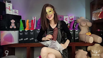 Preview 4 of Fuck His Brazzers Mom Xxx - Sarah Sue Unboxing - 8 Diffrent Fantasy Dildo from Wildolo