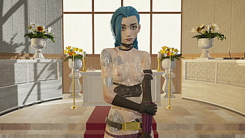 Preview 3 of Asamis Video Sex - Arcane - Sex with Vi and Jinx [4K,  60FPS,  3D Hentai Game,  Uncensored,  Ultra Settings]