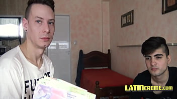 Preview 1 of Small Girl Year And Tall Man - Money Buys Me This Latin Twink Ass