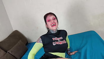 Preview 1 of Lesson Seks - Naty Loka e Carmona - Iniciante hardcore tatuada latina no porn&ocirc_! Tem futuro?