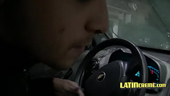 Preview 2 of New Dulhan Sex - Uber Driver Picks Up His Own Twink Client