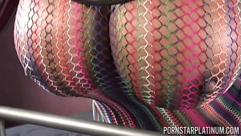 Preview 1 of China India Sex - PORNSTARPLATINUM Busty Ebony Maserati XXX Uses Vibrators