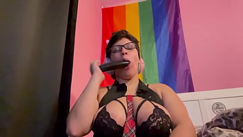 Preview 2 of Rwroaxarj - Nerd gets face fucked