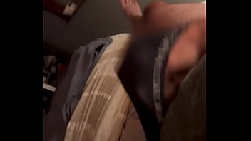 Preview 1 of Hd Xxx Kandom - Jerking off in girlfriends panties with cum