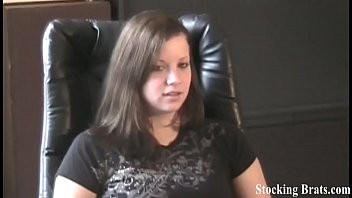 Preview 1 of Lana Pruitt - Do you like it when I slowly slide my pantyhose down my legs