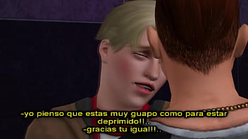 Preview 4 of Bottle Solo - corazones criminales capitulo 4 YAOI  18 SIMS 3