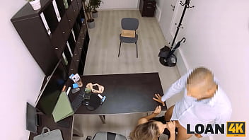 Preview 4 of China Valo Xxx - LOAN4K. Powerful man nails the horny borrower on his working table