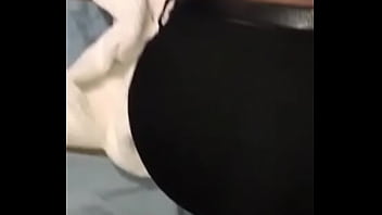 Preview 1 of Sheila Skinny Blonde - Big booty ebony GF jiggle cellulite ass on FaceTime