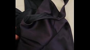 Preview 2 of Xxxxnx Videos Com - Round 2 with satin dress cum stains