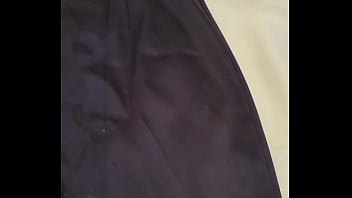 Preview 1 of Xxxxnx Videos Com - Round 2 with satin dress cum stains
