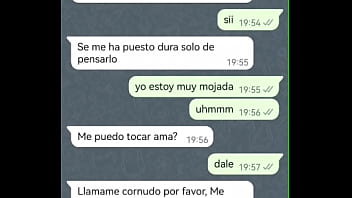 Preview 2 of Shemael Fuck Girl - Conversaci&oacute_n caliente con cornudo de XVideos