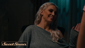 Preview 1 of Isil Rape Videos - (Anna Clair Clouds) Is Sexually Attracted To Women But She Never Tried Lesbian Until She Met (Kenzie Taylor) - Sweet Sinner