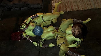 Preview 3 of 3gpsex Bhojpuri - Anal Missionary with Shemale Futa Orc in a Threesome