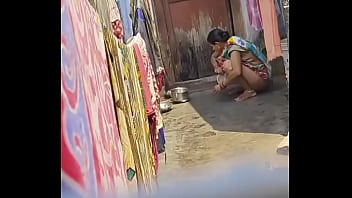Preview 2 of Son Caught Mom In Shower - My north indian friend amma clean pussy