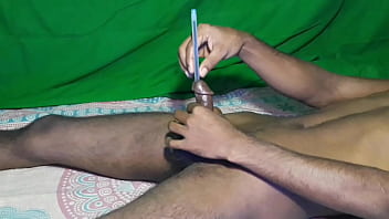Preview 2 of Achol Akhe - Best Handjob Combination With Pen | Land Main Pen
