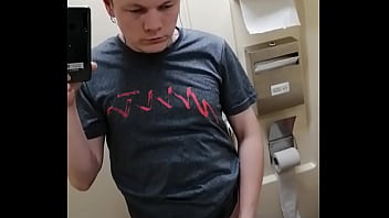 Preview 2 of Massage Spy Guy - Masturbate in the toilet of the train