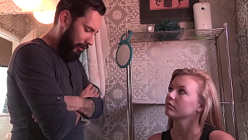 Preview 1 of Crotch Kicking Nude Wrestling - Step daughter loves her step dad very much - (Lexi Davis)