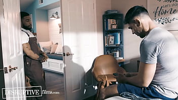 Preview 2 of Mia Khalifa In School Dress - Perverted Bed and Breakfast Owner Creeps On and Fucks Stranded Jock - Nico Coopa,  Brock Banks