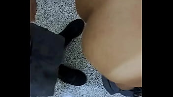 Preview 3 of Leasbin Girls - Fucking so hot in stairs (Complet on Xvideos RED)