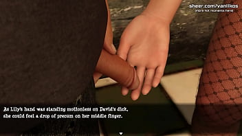 Preview 2 of Dads Fack Tha Son - Lily of the Valley | Busty MILF Cheating Wife Lost a Bet And Now She&#039_s Sucking Stranger&#039_s Big Cock. He Cums In Her Mouth | My sexiest gameplay moments | Part #21