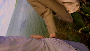 Preview 2 of Adik Paksa Kakak Sex Jepang - Summer fun of two young guys.  Sucking by the sea