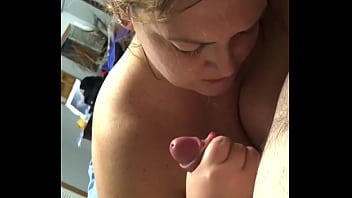 Preview 4 of His Mom So Hot - Amateur couple bj