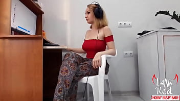 Preview 1 of Bronte Xxx Videos - Blonde with Big Tits Sucks and Riding on Big Cock to Cum in Mouth