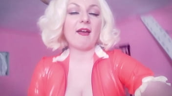 Preview 2 of Sex Wapdem Com - Phone Video - FemDom POV strap-on fuck Rude Mistress in Latex (Arya Grander)