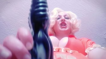Preview 4 of Sex Wapdem Com - Phone Video - FemDom POV strap-on fuck Rude Mistress in Latex (Arya Grander)