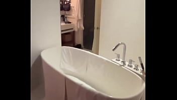Preview 2 of My Neighbour Fucking Listening - I really love this room. AboutTo soak in the tub.
