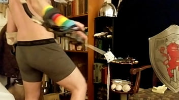 Preview 3 of Brits Cab - Booty shake from hot guy