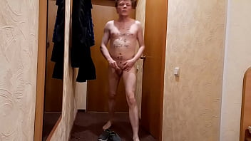 Preview 2 of Albanka 1 - Fag jerks off with a banana