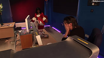 Preview 1 of Mom Thai Boy - Beautiful Black Woman In Lingerie Gets Her Pussy Fucked