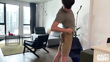 Preview 1 of Huge Dog Cock Fucking Slut - (Milo Madera) Wants To Piss Off His New Stepbrother (Edward Terrant) So He Can Make Up With Him - Reality Dudes