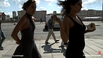 Preview 1 of Seachmeki Bocah - German babe bound and public fucked