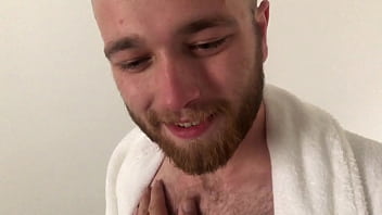 Preview 4 of Grope Boobs Flash - Waking up horny and sweaty with an otter