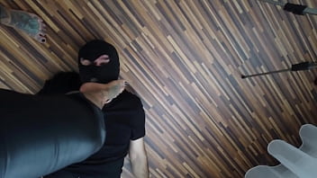 Preview 3 of Desi Ladki - Tattooed lady plays with her foot slave