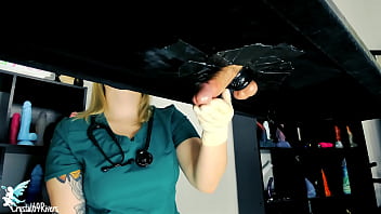 Preview 2 of Bokep Urang Awak - Naughty Nurse Milking Table and Toys