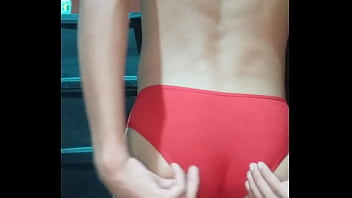 Preview 3 of Lesbians Full Time - Me queda bien mi calzon rojo
