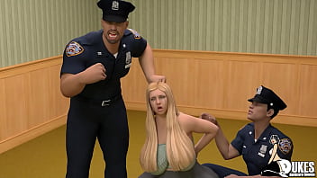 Preview 2 of Filpen - Sexy white MILF goes to prison and sucks off the guards