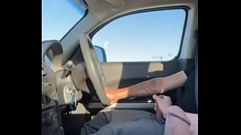 Preview 4 of Home Famle Xxx Video - Jerking off on the road