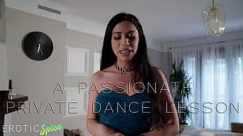 Preview 1 of Mail Gry - Sexy Latina Julia De Lucia private dance lesson becomes passionate hardcore fuck and creampie