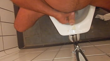 Preview 2 of Son Forced Mom Handjob - EJAC AU TOILETTE PUBLIC