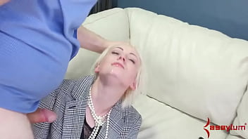 Preview 2 of Talking Bukkake - Anal punishment with blonde sub Lily Lovecraft