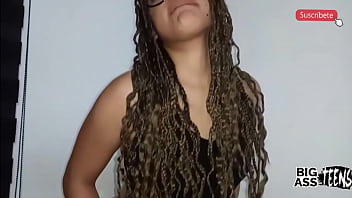 Preview 1 of Bibi Cikh Degi - Greedy stepsister Noce is satisfied with a cock in her ass and 2 cocks in her perverted mouth with a big ass,  pussy filled with semen by two cocks,  Big Ass Teen xvideos