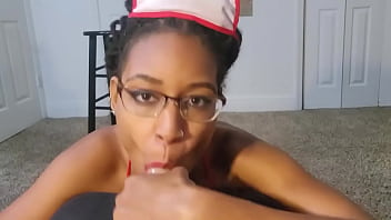 Preview 2 of Sunny Lion Fak - Nurse Rose Sucks Dick